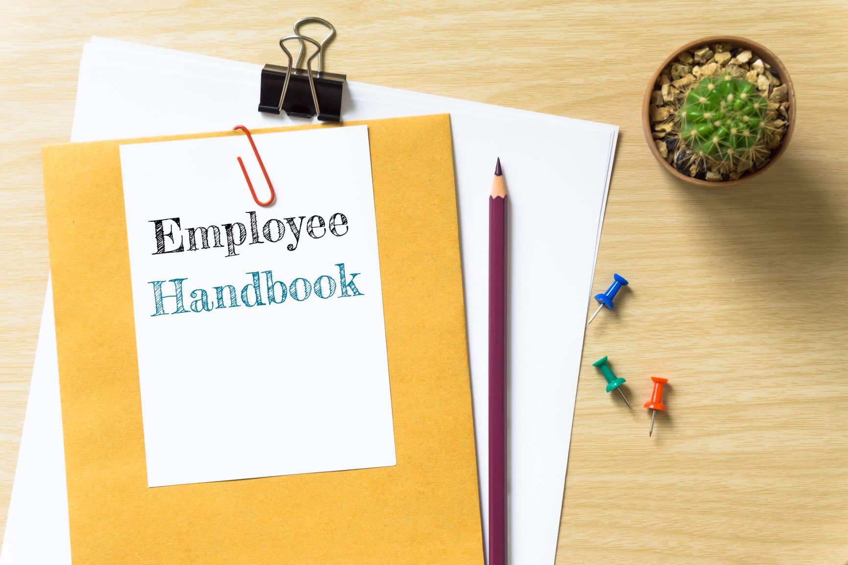 Employee Handbook Template Washington State