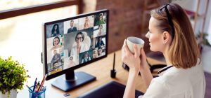 remote work training using video conference