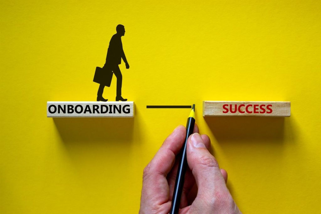 A good onboarding is the path to success illustration