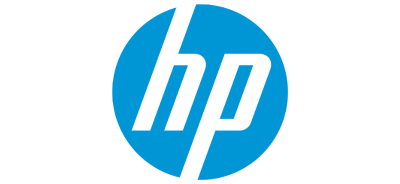 Blue circle with lowercase "hp" logo in white, centered on a black background. No people, landmarks, or historical buildings visible.